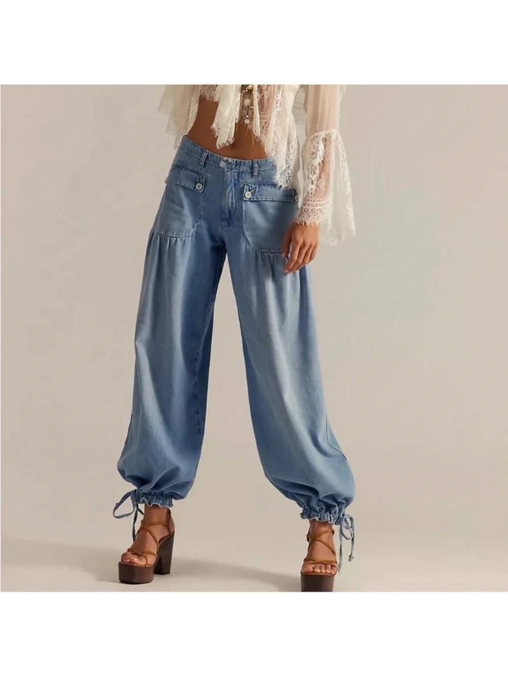 Free People Lotus Balloon Jeans